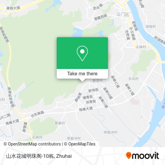 山水花城明珠阁-10栋 map