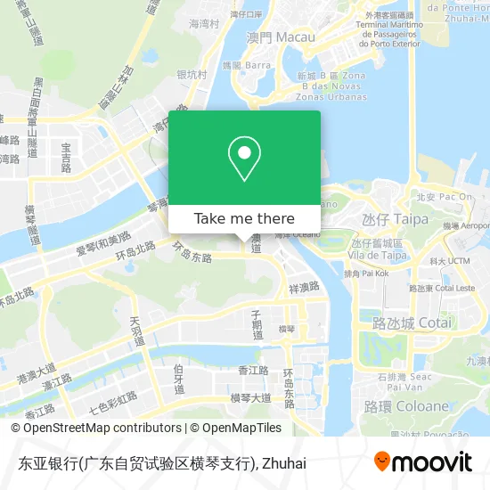 东亚银行(广东自贸试验区横琴支行) map