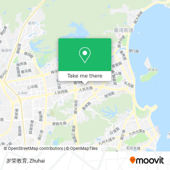 岁荣教育 map