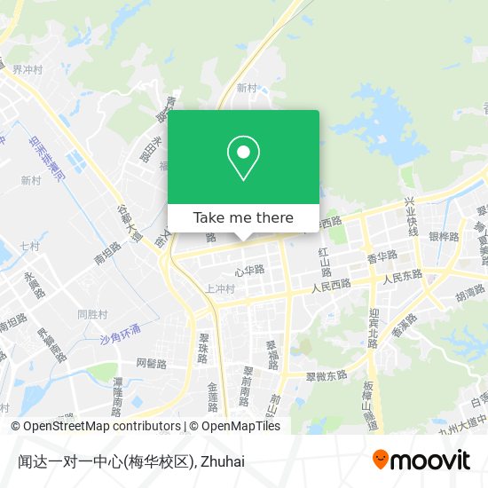 闻达一对一中心(梅华校区) map