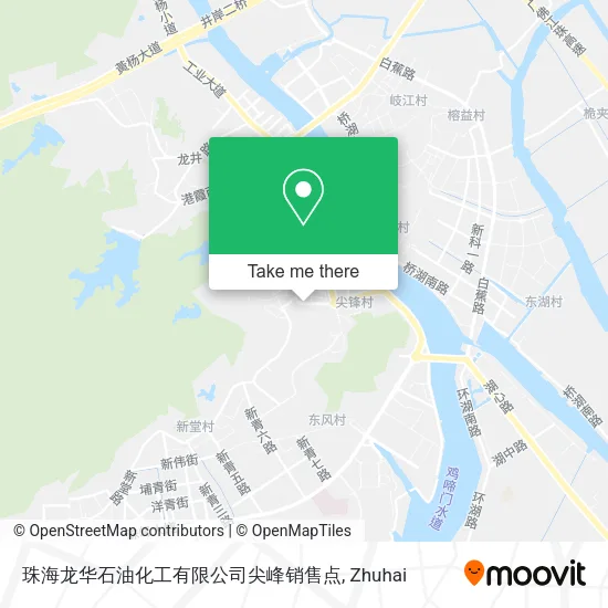 珠海龙华石油化工有限公司尖峰销售点 map