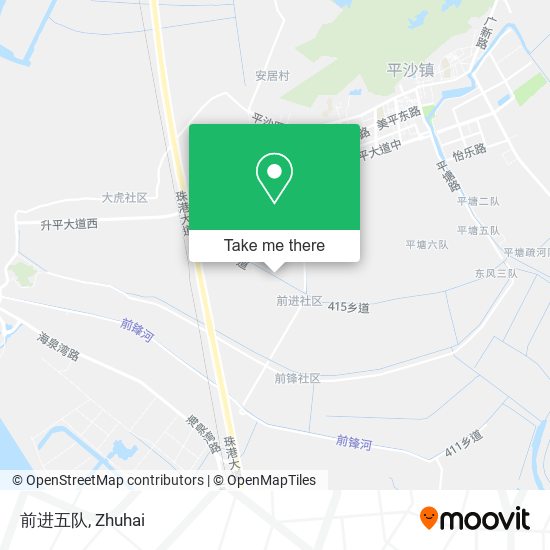 前进五队 map