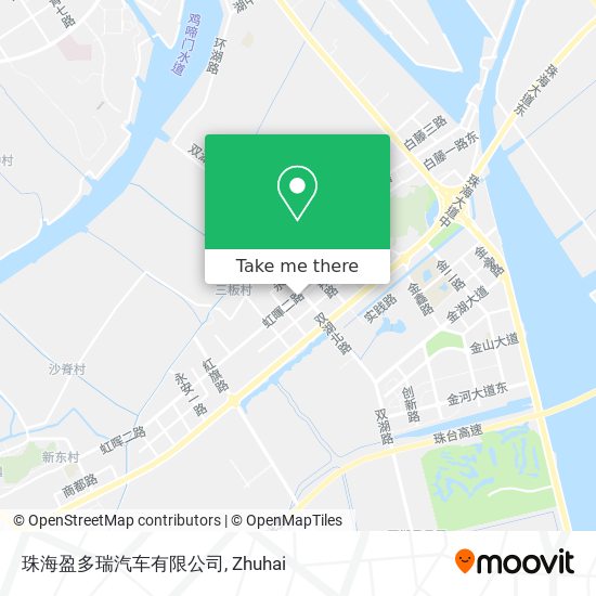 珠海盈多瑞汽车有限公司 map