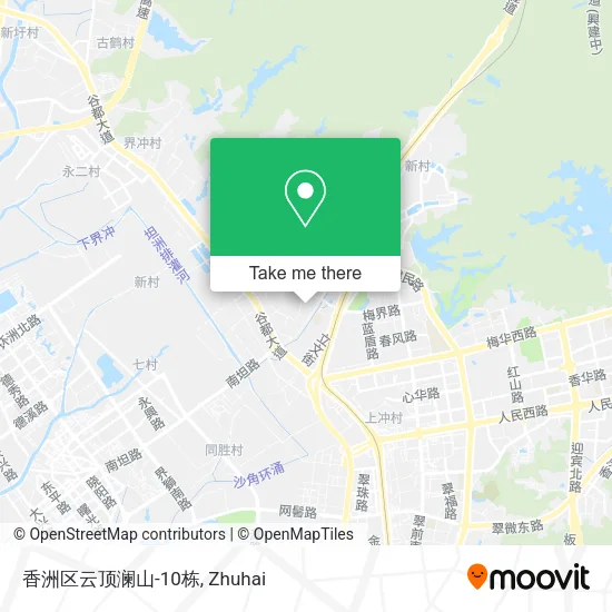 香洲区云顶澜山-10栋 map