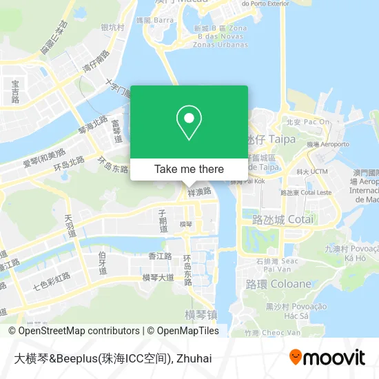 大横琴&Beeplus(珠海ICC空间) map