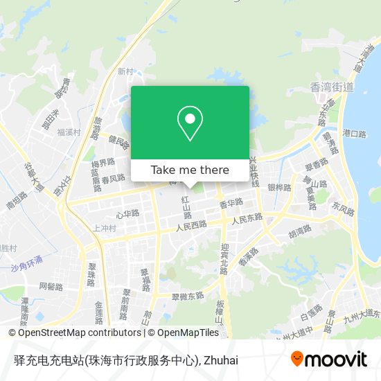 驿充电充电站(珠海市行政服务中心) map