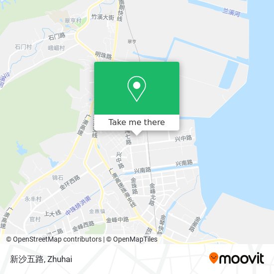 新沙五路 map
