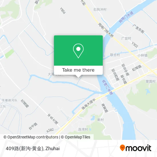 409路(新沟-黄金) map