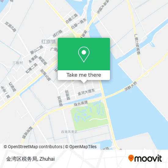金湾区税务局 map