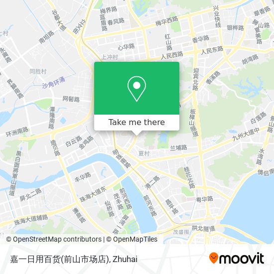 嘉一日用百货(前山市场店) map