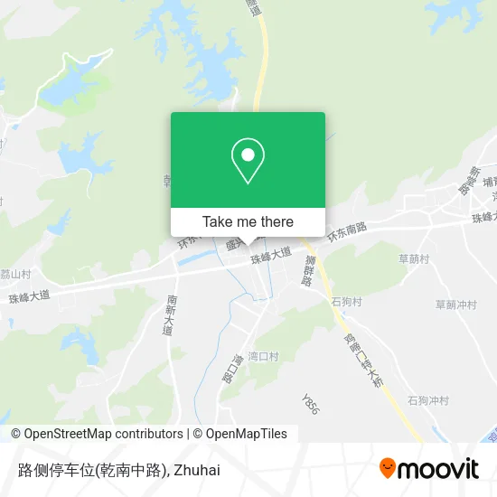 路侧停车位(乾南中路) map