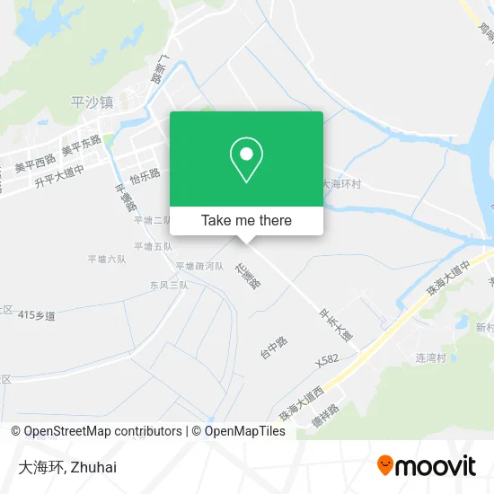 大海环 map
