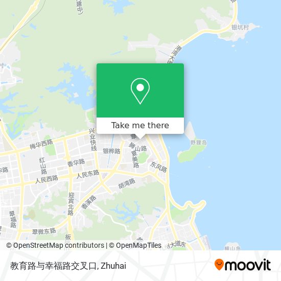 教育路与幸福路交叉口 map