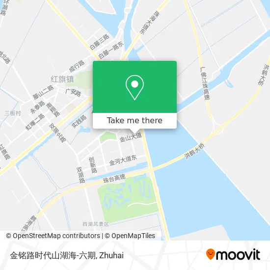 金铭路时代山湖海-六期 map