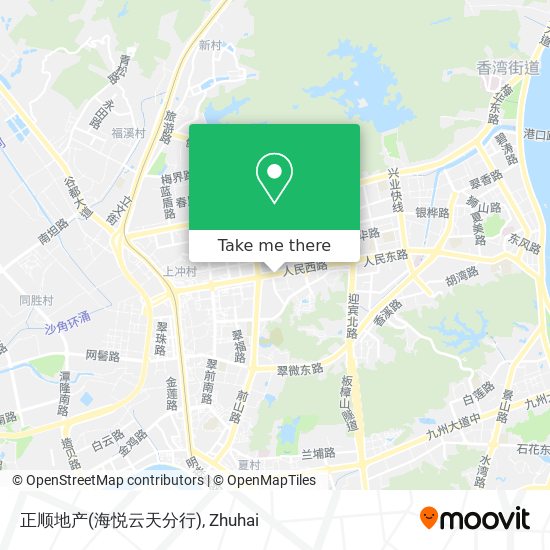 正顺地产(海悦云天分行) map