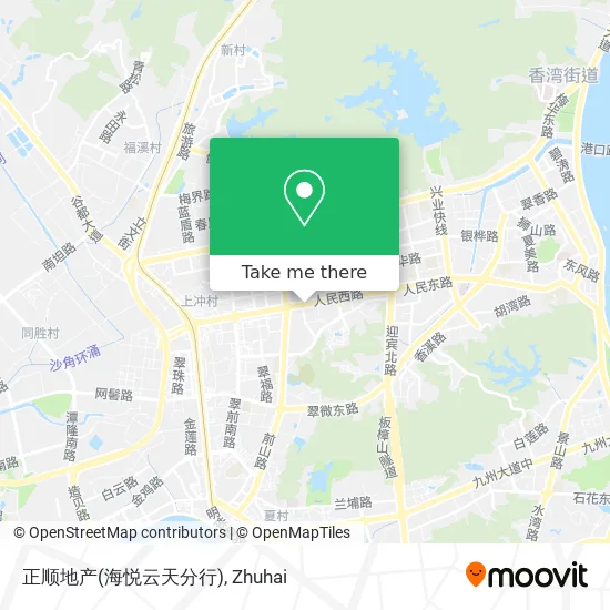 正顺地产(海悦云天分行) map