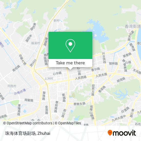珠海体育场副场 map