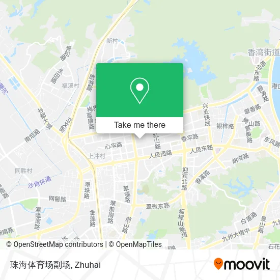 珠海体育场副场 map
