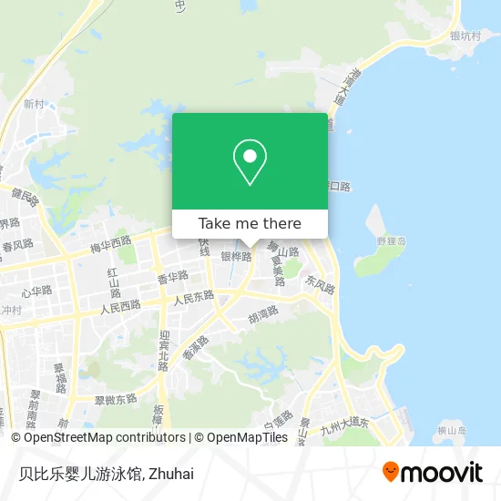 贝比乐婴儿游泳馆 map