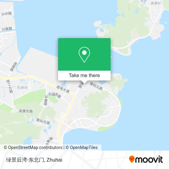 绿景后湾-东北门 map