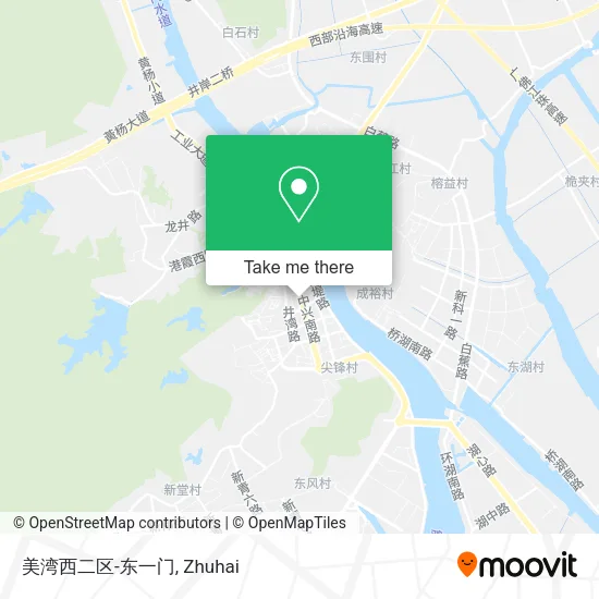 美湾西二区-东一门 map