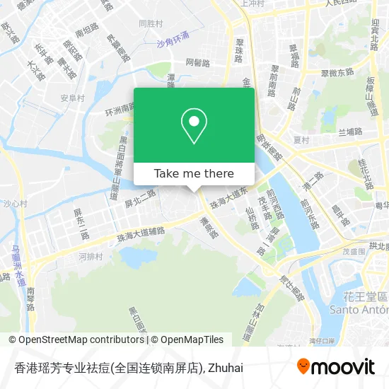 香港瑶芳专业祛痘(全国连锁南屏店) map