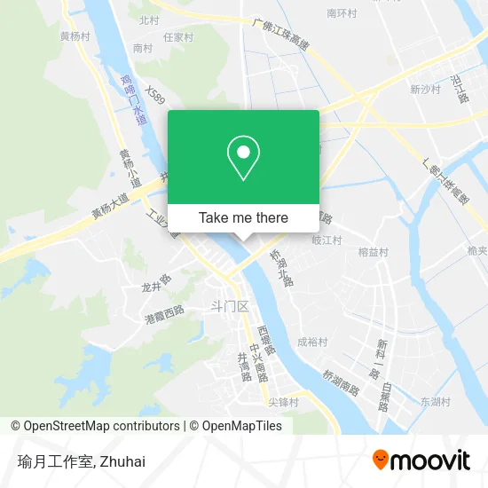 瑜月工作室 map