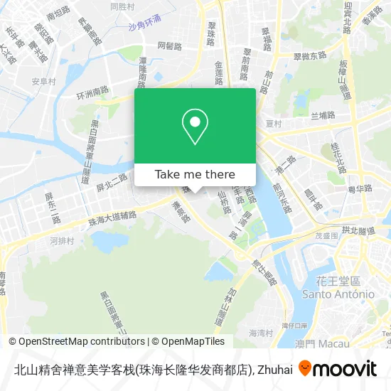 北山精舍禅意美学客栈(珠海长隆华发商都店) map