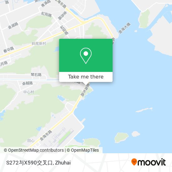 S272与X590交叉口 map