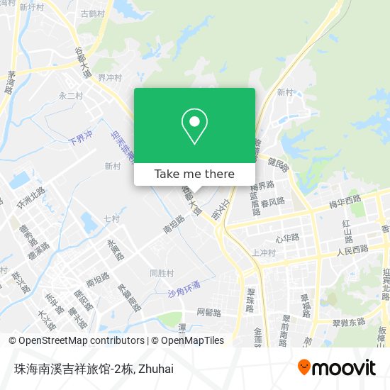 珠海南溪吉祥旅馆-2栋 map