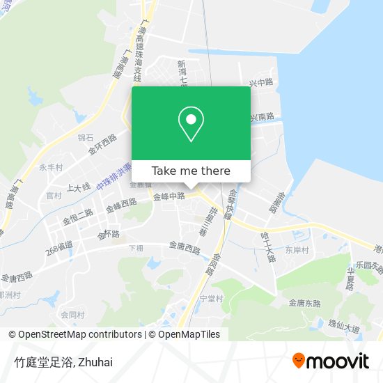 竹庭堂足浴 map