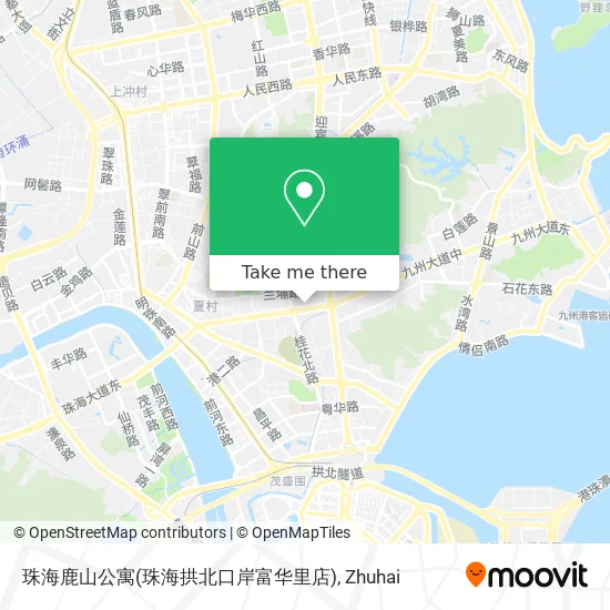 珠海鹿山公寓(珠海拱北口岸富华里店) map