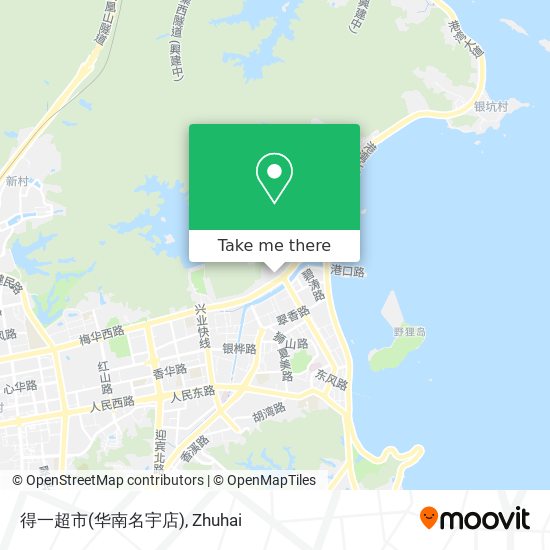 得一超市(华南名宇店) map