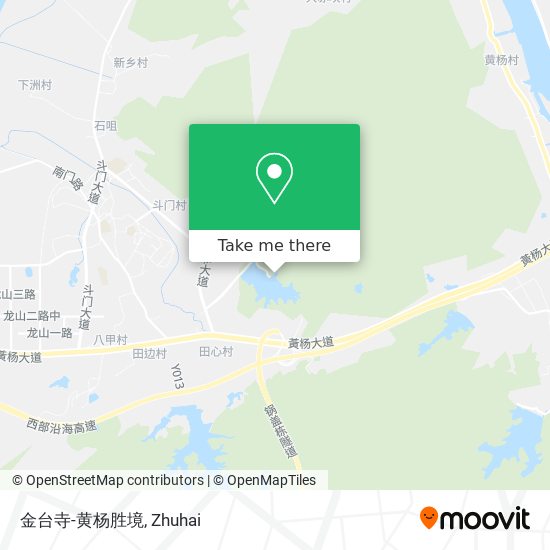 金台寺-黄杨胜境 map
