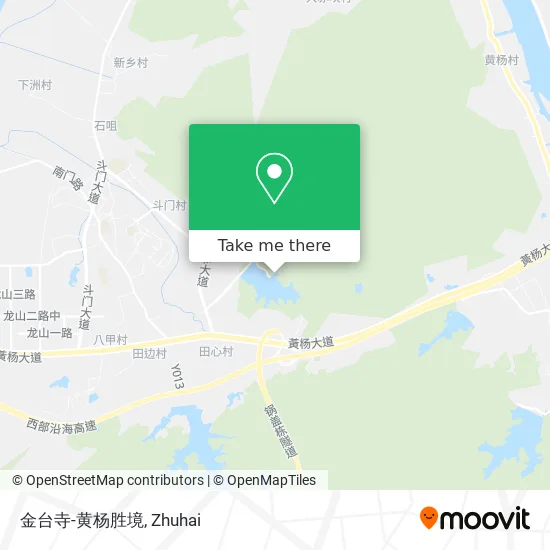 金台寺-黄杨胜境 map