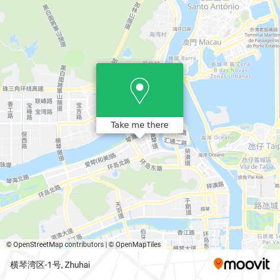横琴湾区-1号 map