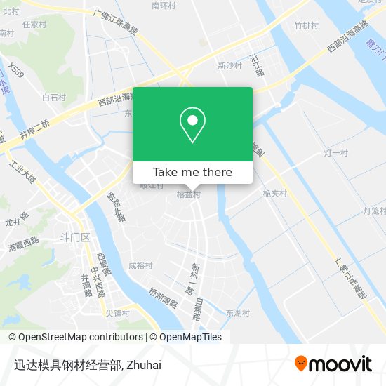 迅达模具钢材经营部 map