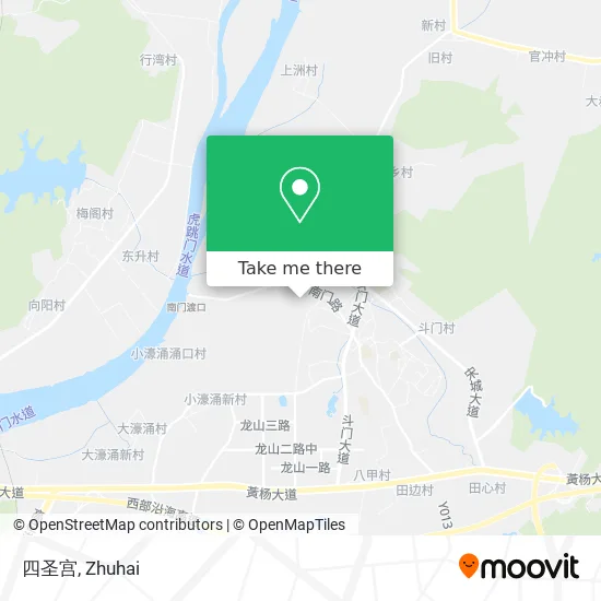 四圣宫 map