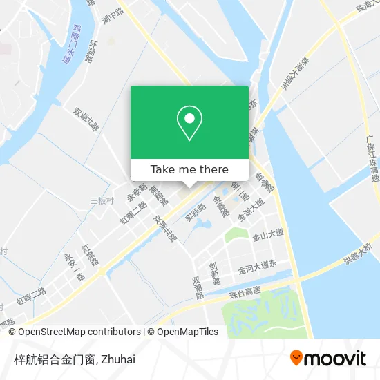 梓航铝合金门窗 map