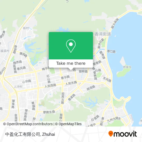 中盈化工有限公司 map
