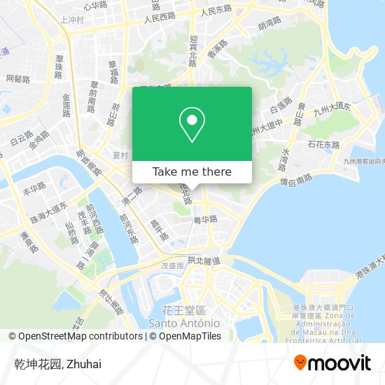 乾坤花园 map