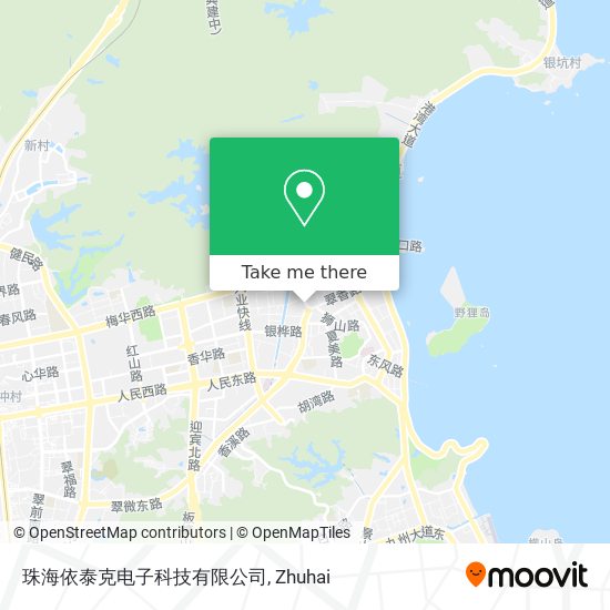 珠海依泰克电子科技有限公司 map