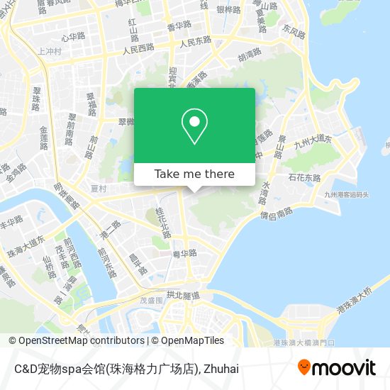 C&D宠物spa会馆(珠海格力广场店) map