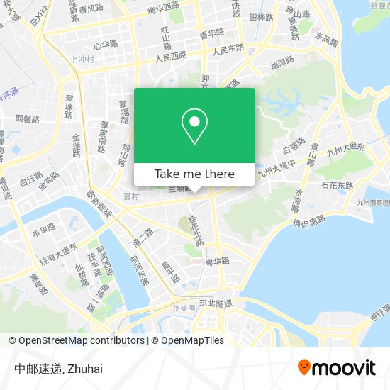 中邮速递 map