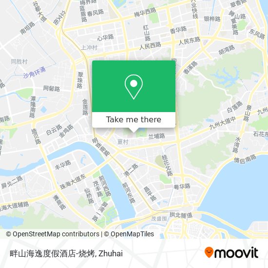 畔山海逸度假酒店-烧烤 map