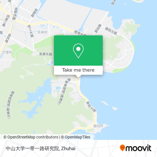 中山大学一带一路研究院 map