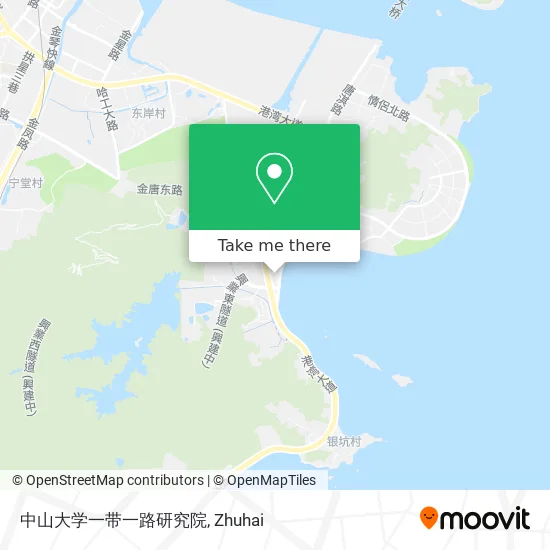 中山大学一带一路研究院 map