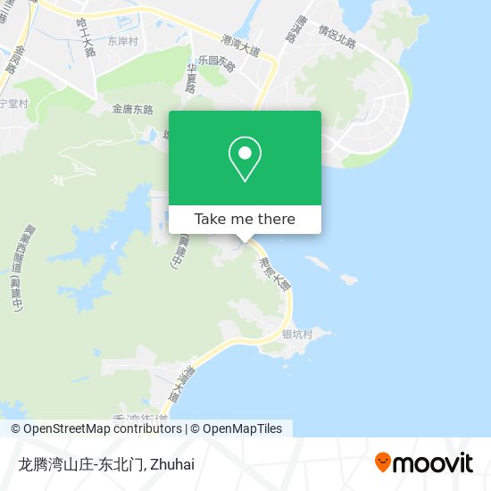 龙腾湾山庄-东北门 map