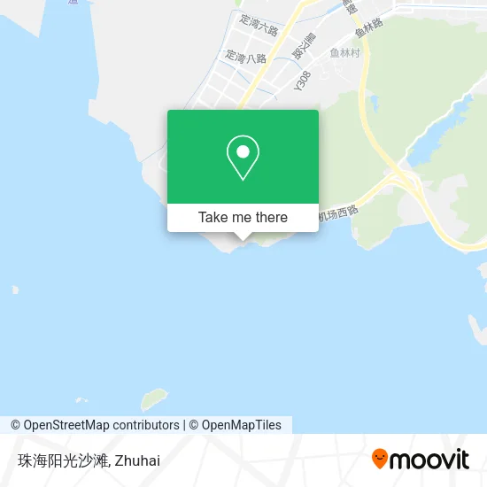 珠海阳光沙滩 map