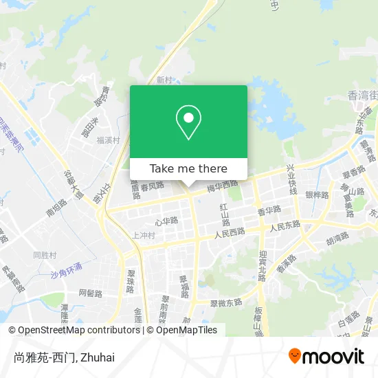 尚雅苑-西门 map